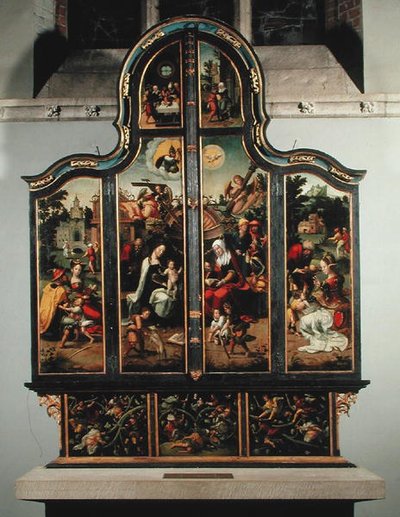 Organ, c.1540 (with doors closed) by Robert Moreau